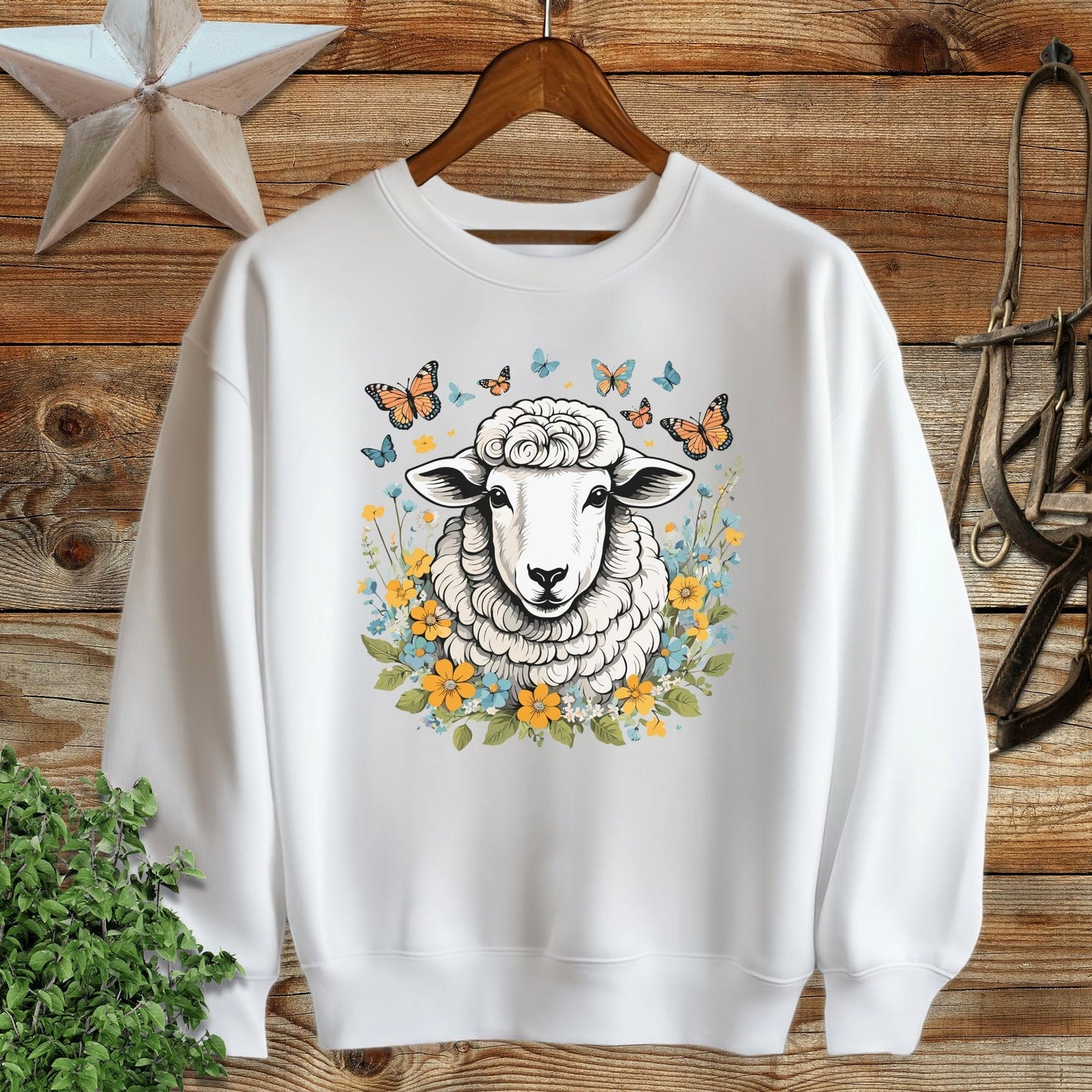 Whimsical Sheep Sweatshirt
