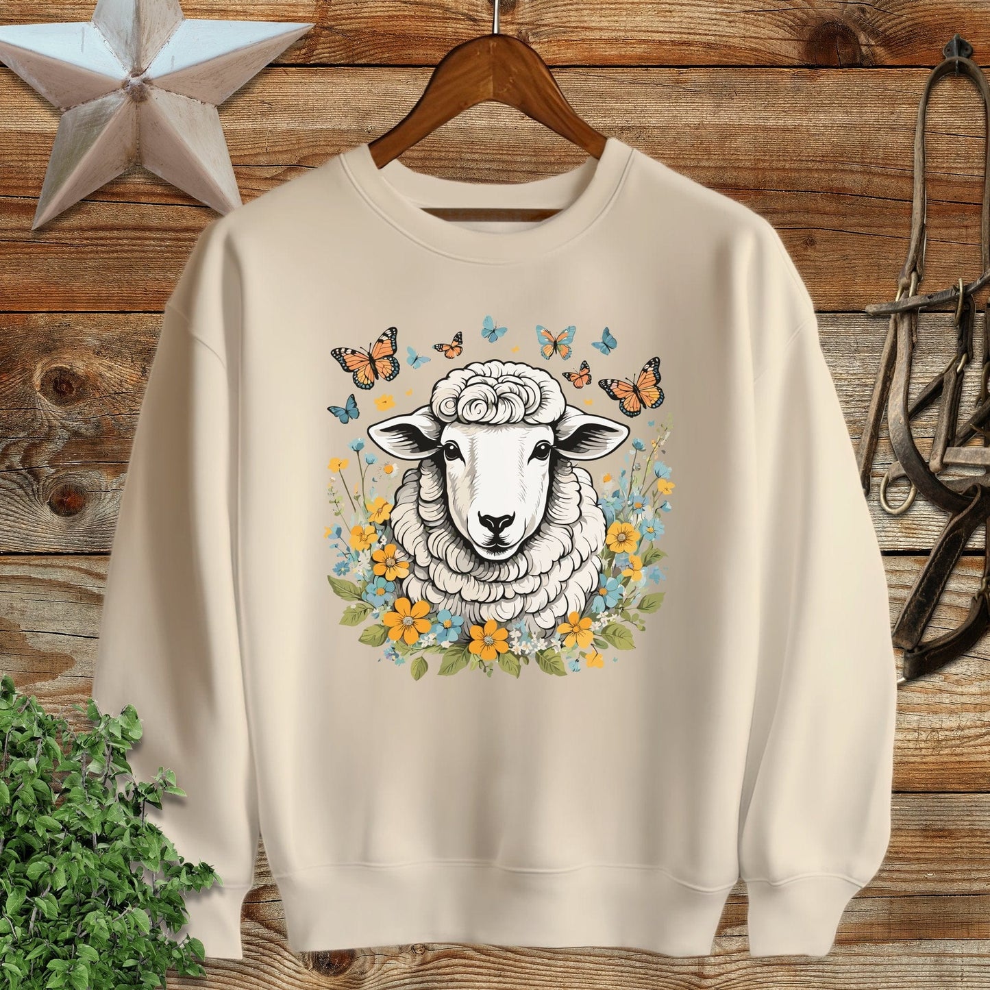Whimsical Sheep Sweatshirt