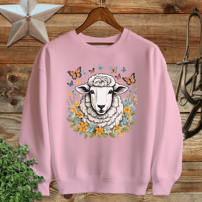 Whimsical Sheep Sweatshirt