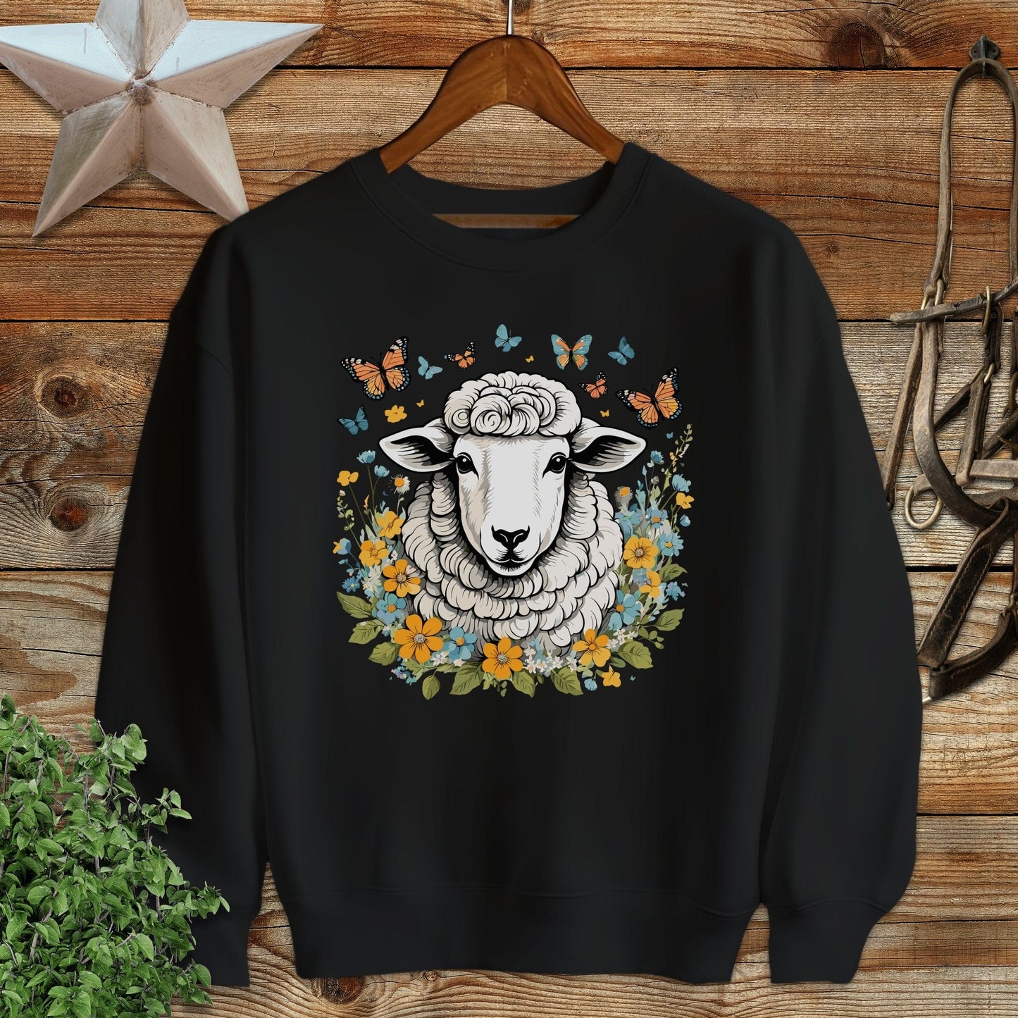 Whimsical Sheep Sweatshirt