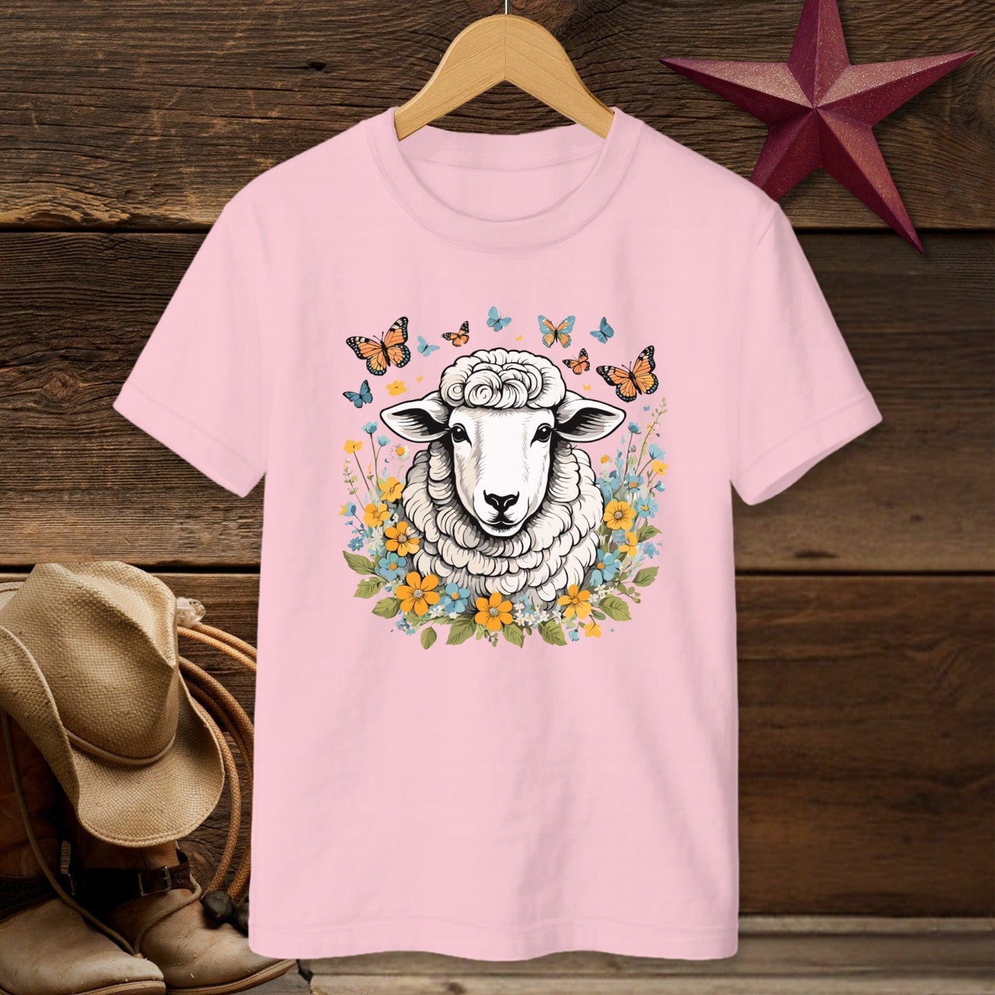 Whimsical Sheep T-Shirt (Youth)
