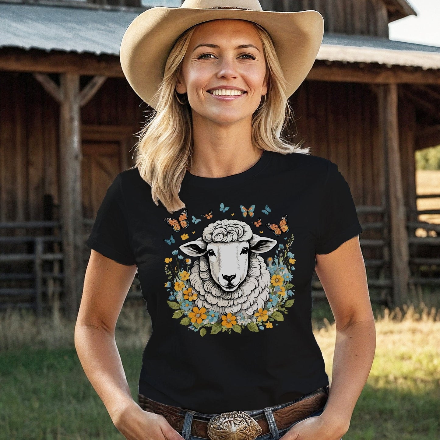 Whimsical Sheep T-shirt