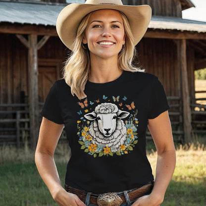 Whimsical Sheep T-shirt