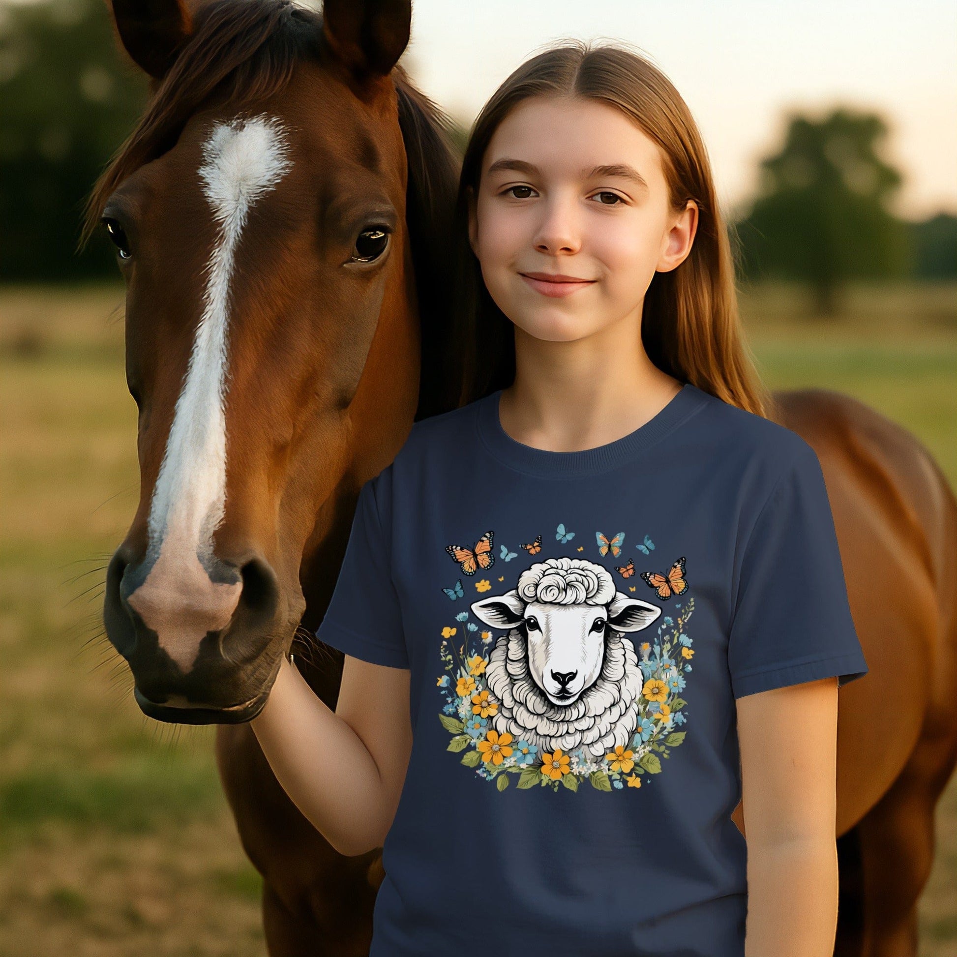 Whimsical Sheep T-shirt (Youth)