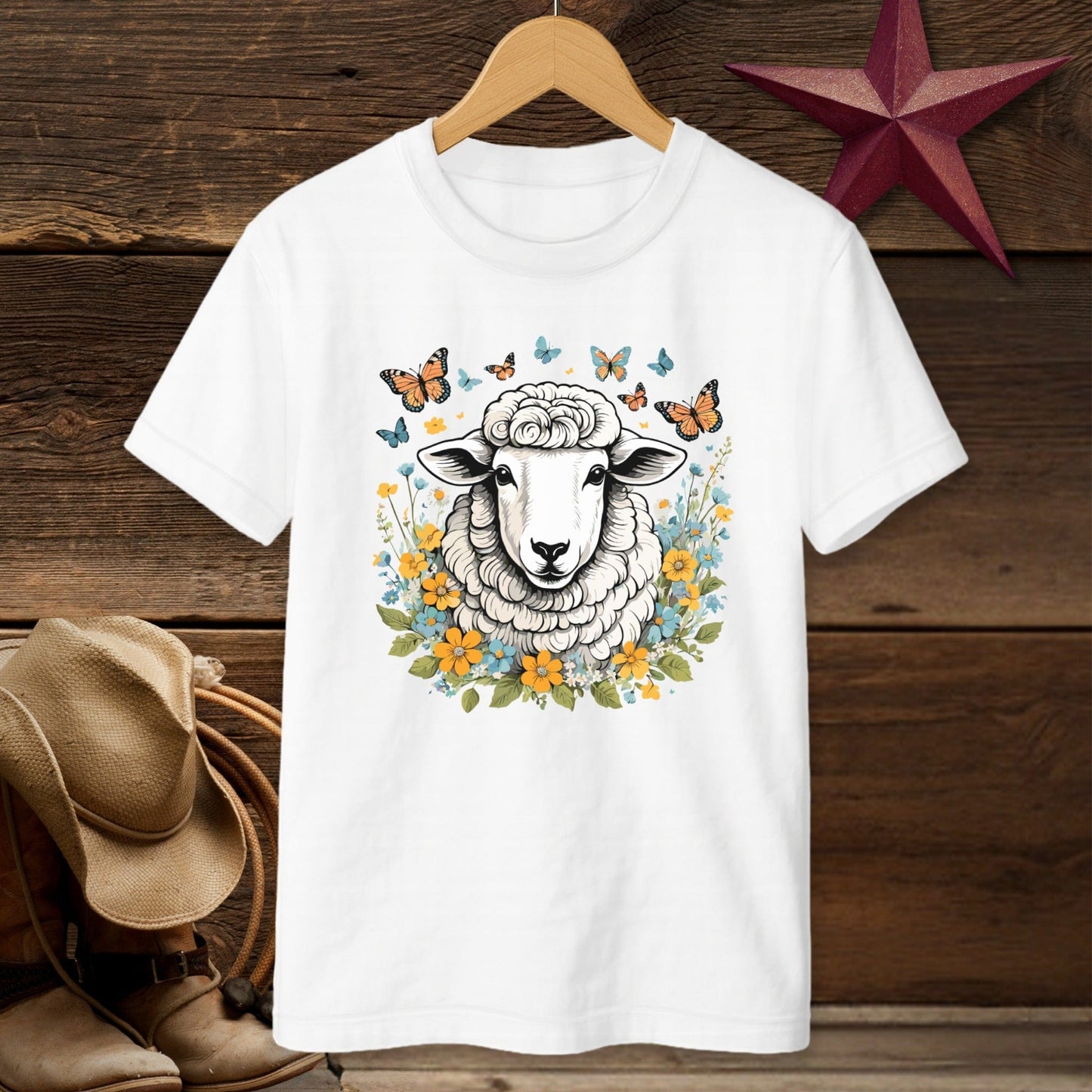 Whimsical Sheep T-shirt (Youth)