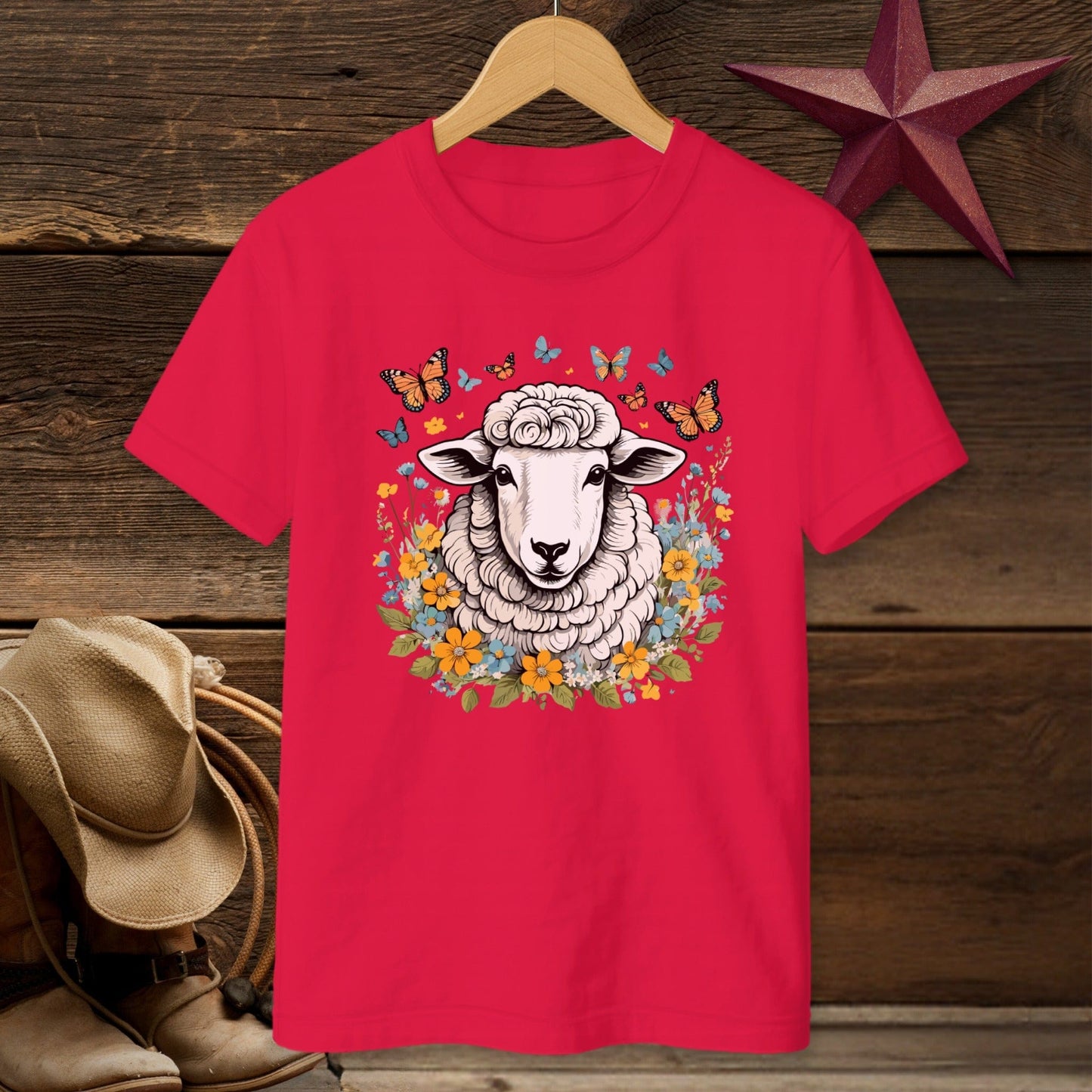 Whimsical Sheep T-shirt (Youth)