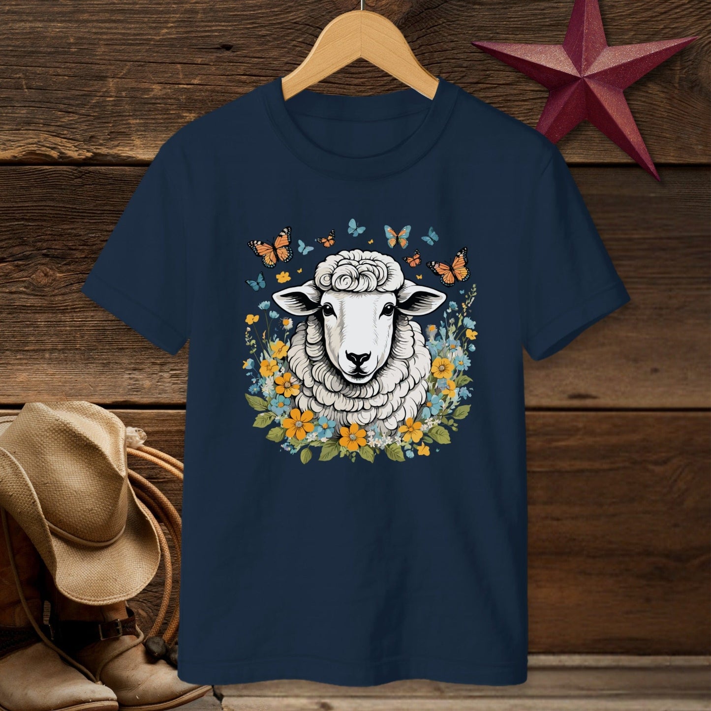 Whimsical Sheep T-shirt (Youth)