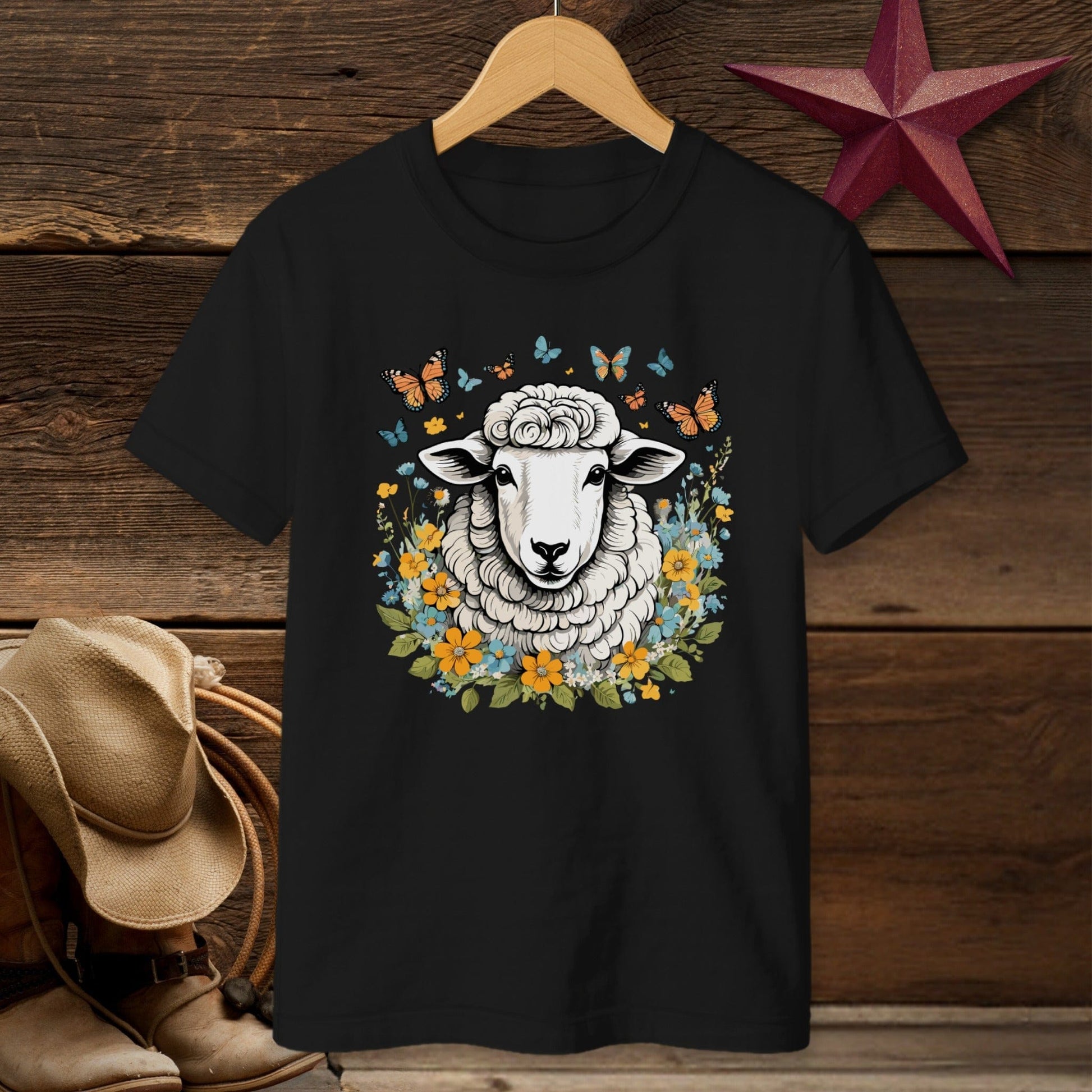 Whimsical Sheep T-shirt (Youth)