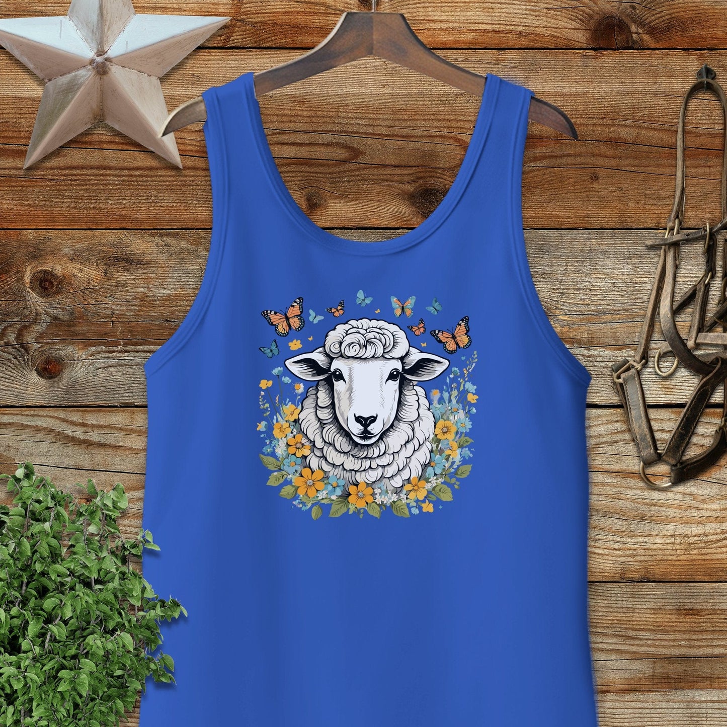 Whimsical Sheep Tank Top