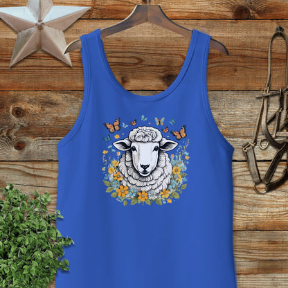 Whimsical Sheep Tank Top