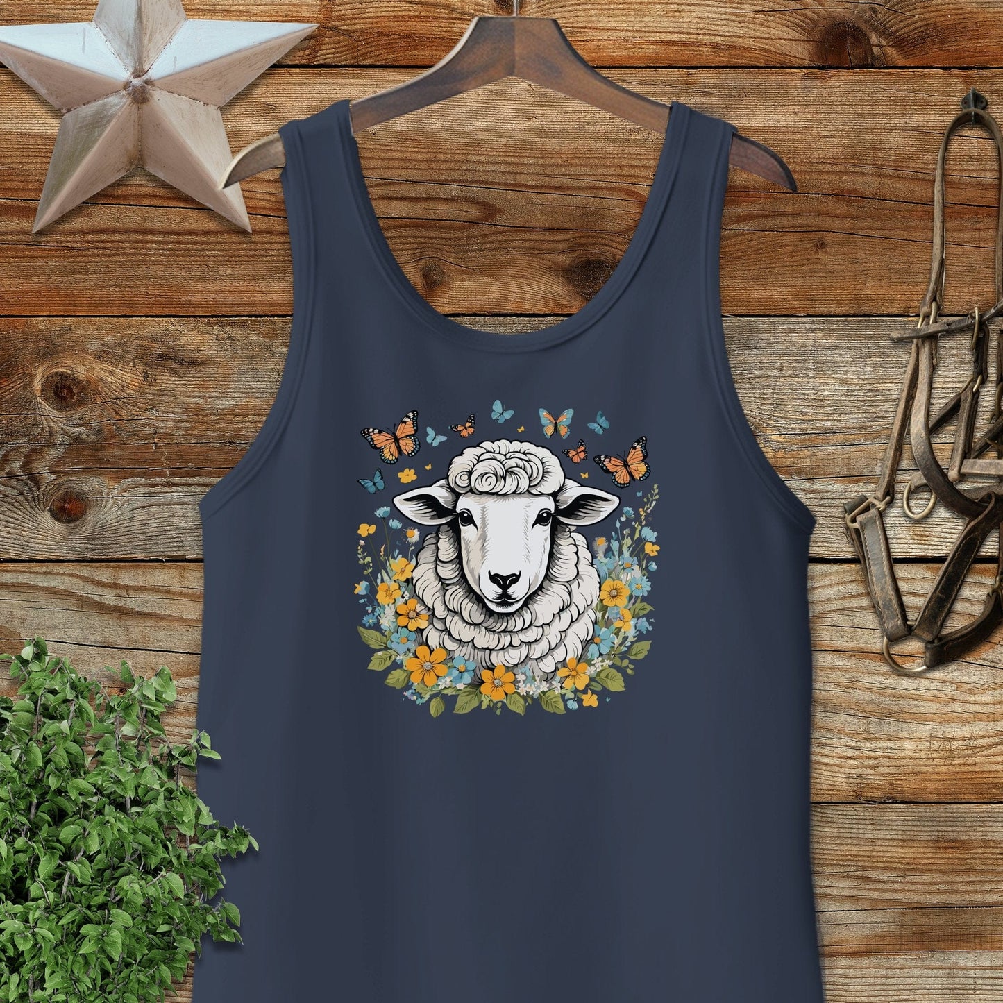 Whimsical Sheep Tank Top