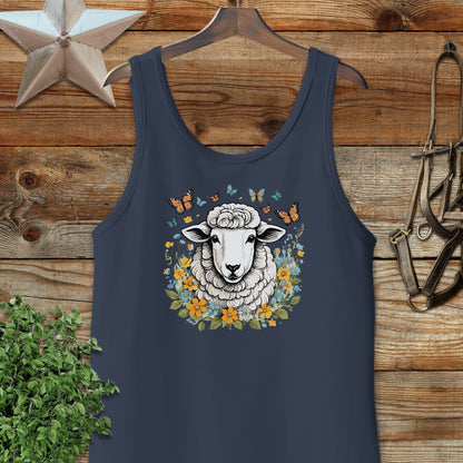 Whimsical Sheep Tank Top