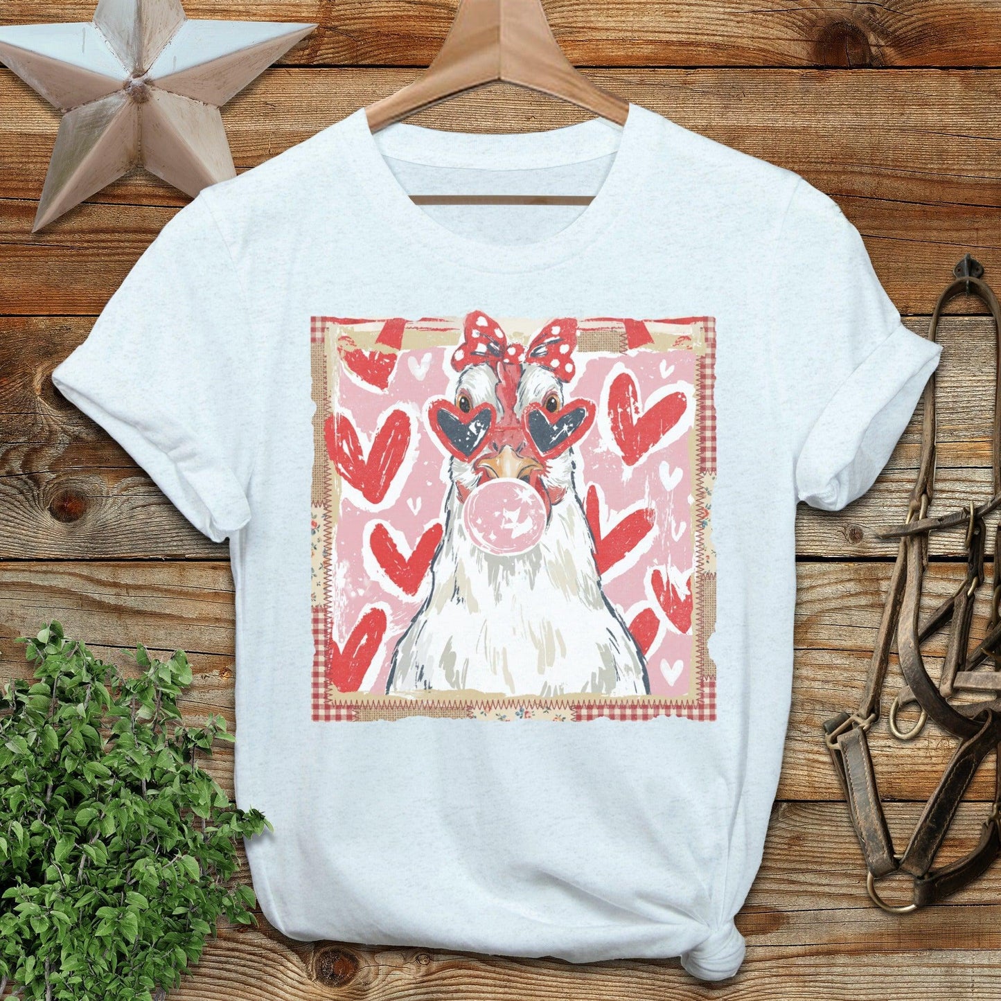Whimsical Valentine - Chicken T-Shirt