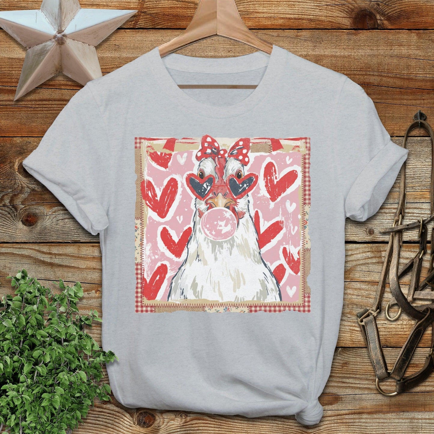 Whimsical Valentine - Chicken T-Shirt