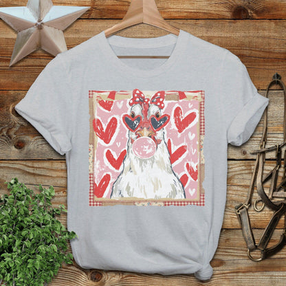 Whimsical Valentine - Chicken T-Shirt
