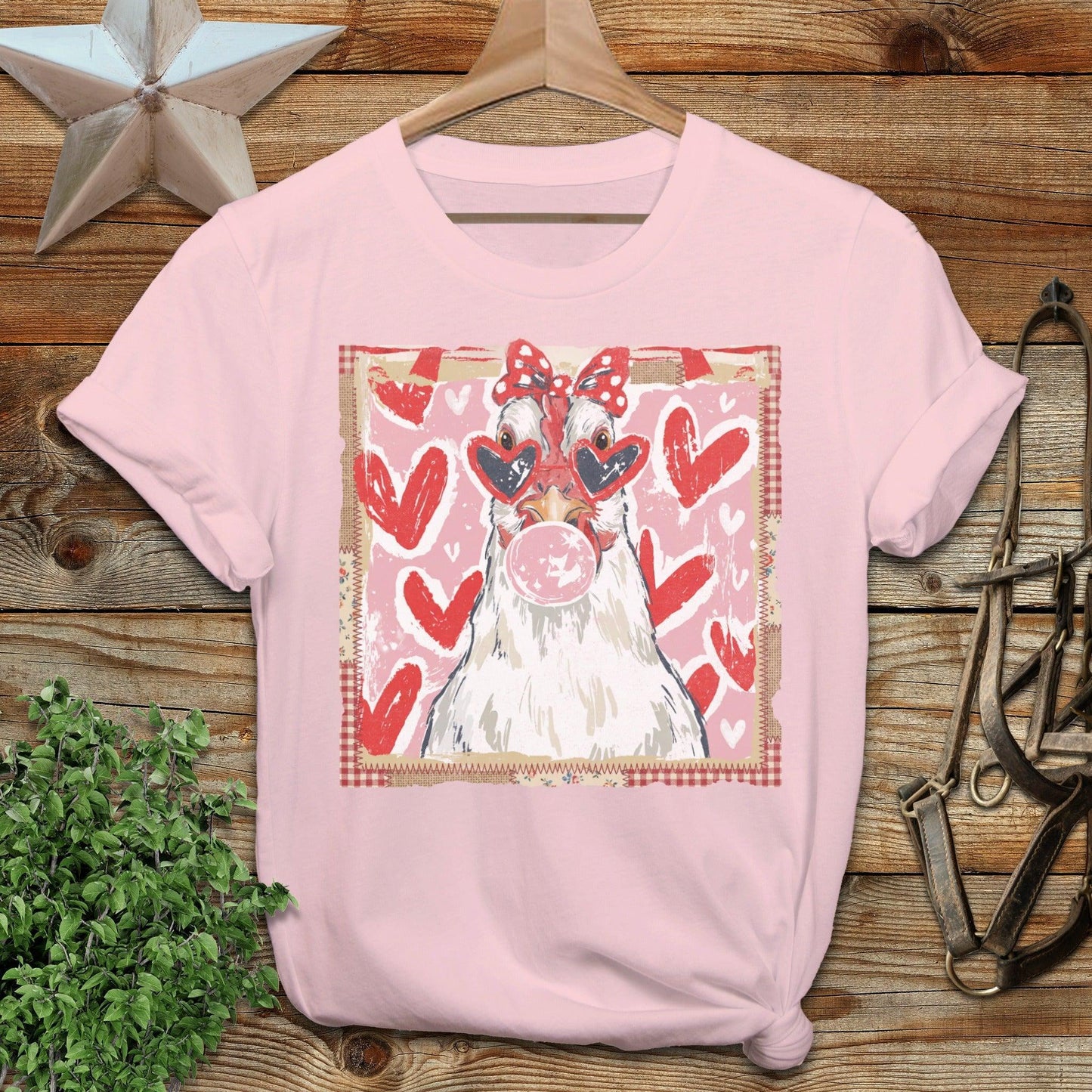 Whimsical Valentine - Chicken T-Shirt