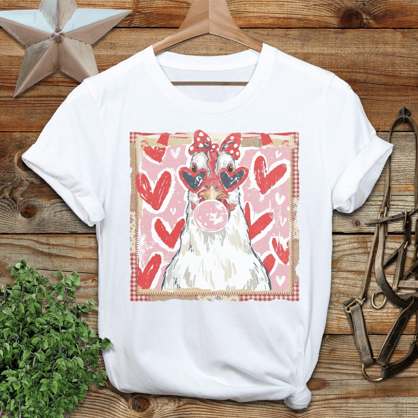 Whimsical Valentine - Chicken T-Shirt