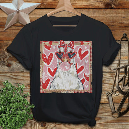 Whimsical Valentine - Chicken T-Shirt