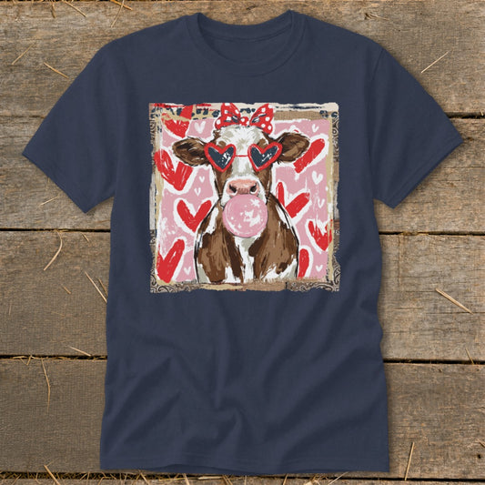 Whimsical Valentine - Cow Classic Tee