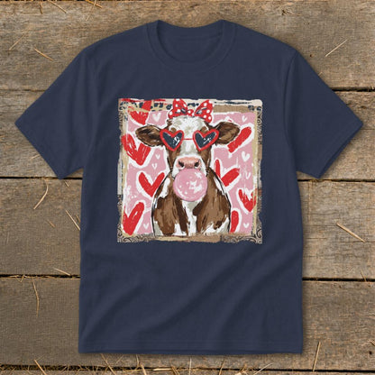 Whimsical Valentine - Cow Youth Tee