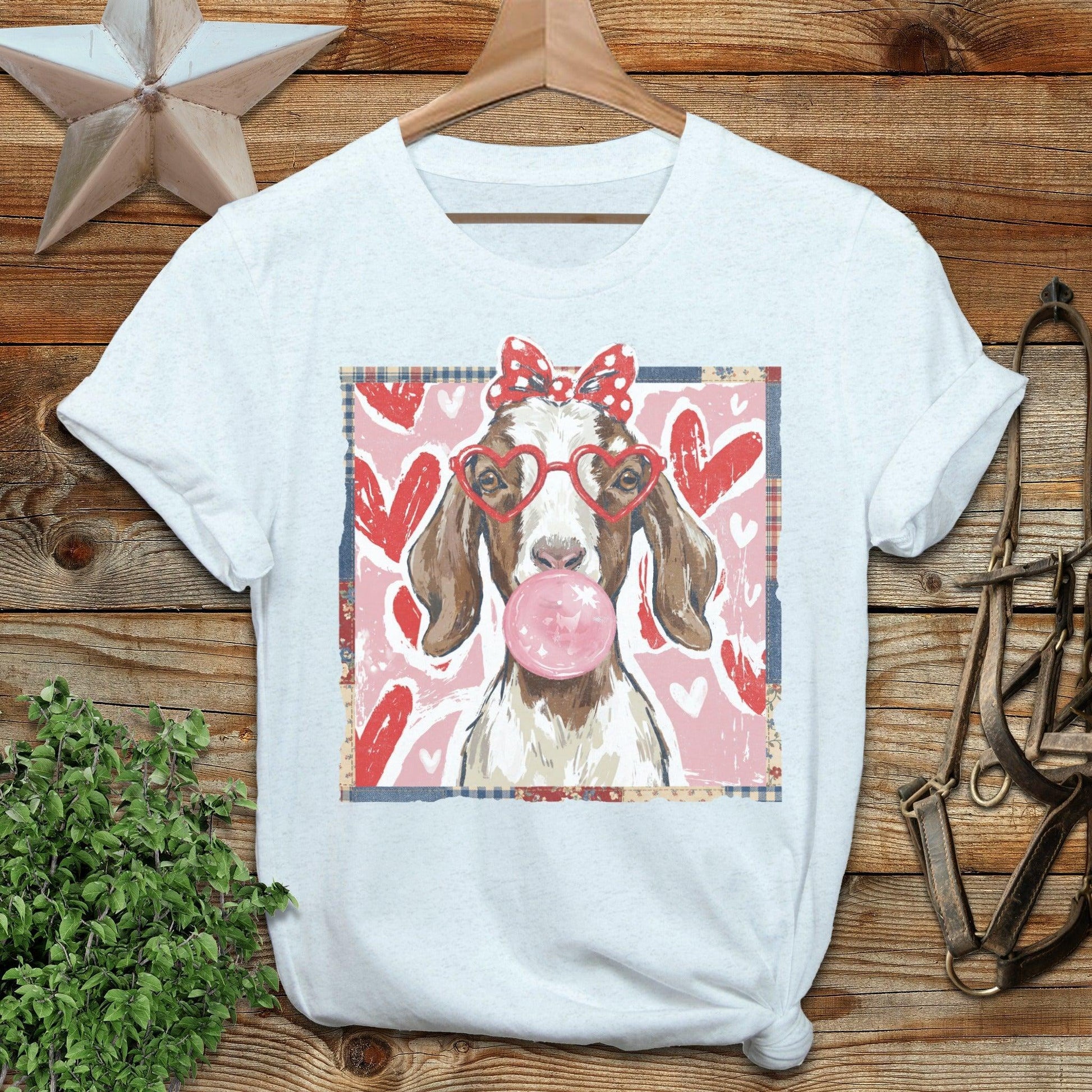 Whimsical Valentine - Floppy Ear Goat T-Shirt
