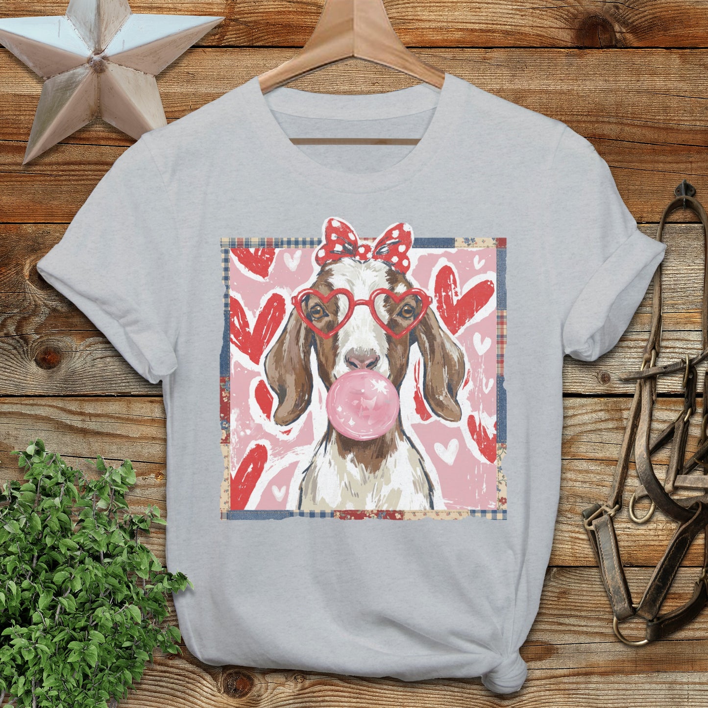 Whimsical Valentine - Floppy Ear Goat T-Shirt