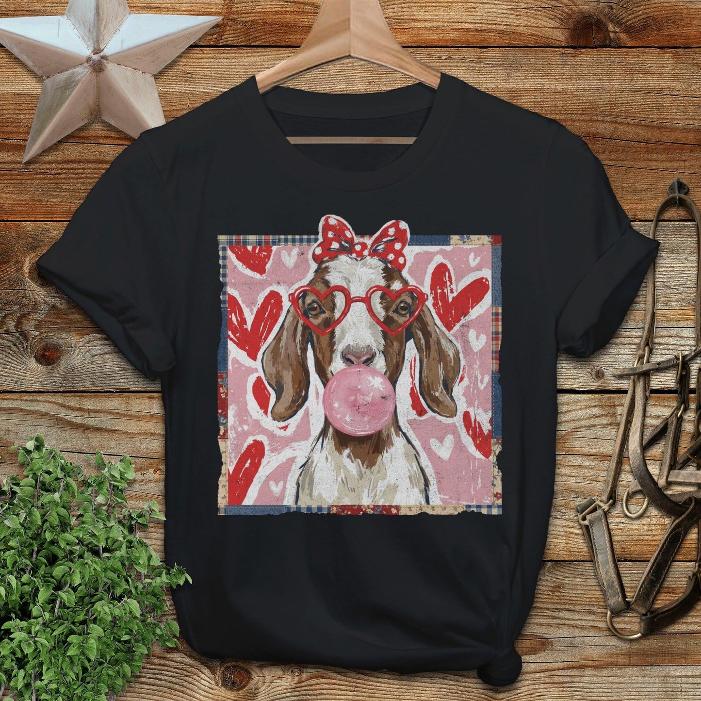 Whimsical Valentine - Floppy Ear Goat T-Shirt