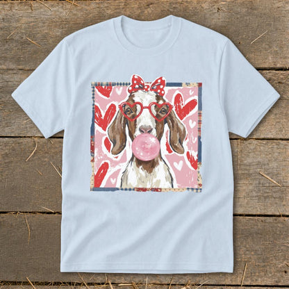 Whimsical Valentine - Floppy Ear Goat Youth Tee