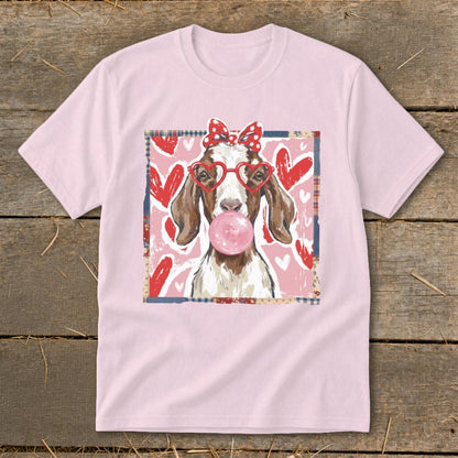 Whimsical Valentine - Floppy Ear Goat Youth Tee