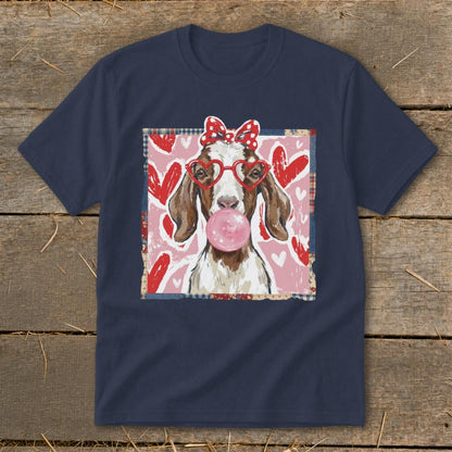 Whimsical Valentine - Floppy Ear Goat Youth Tee