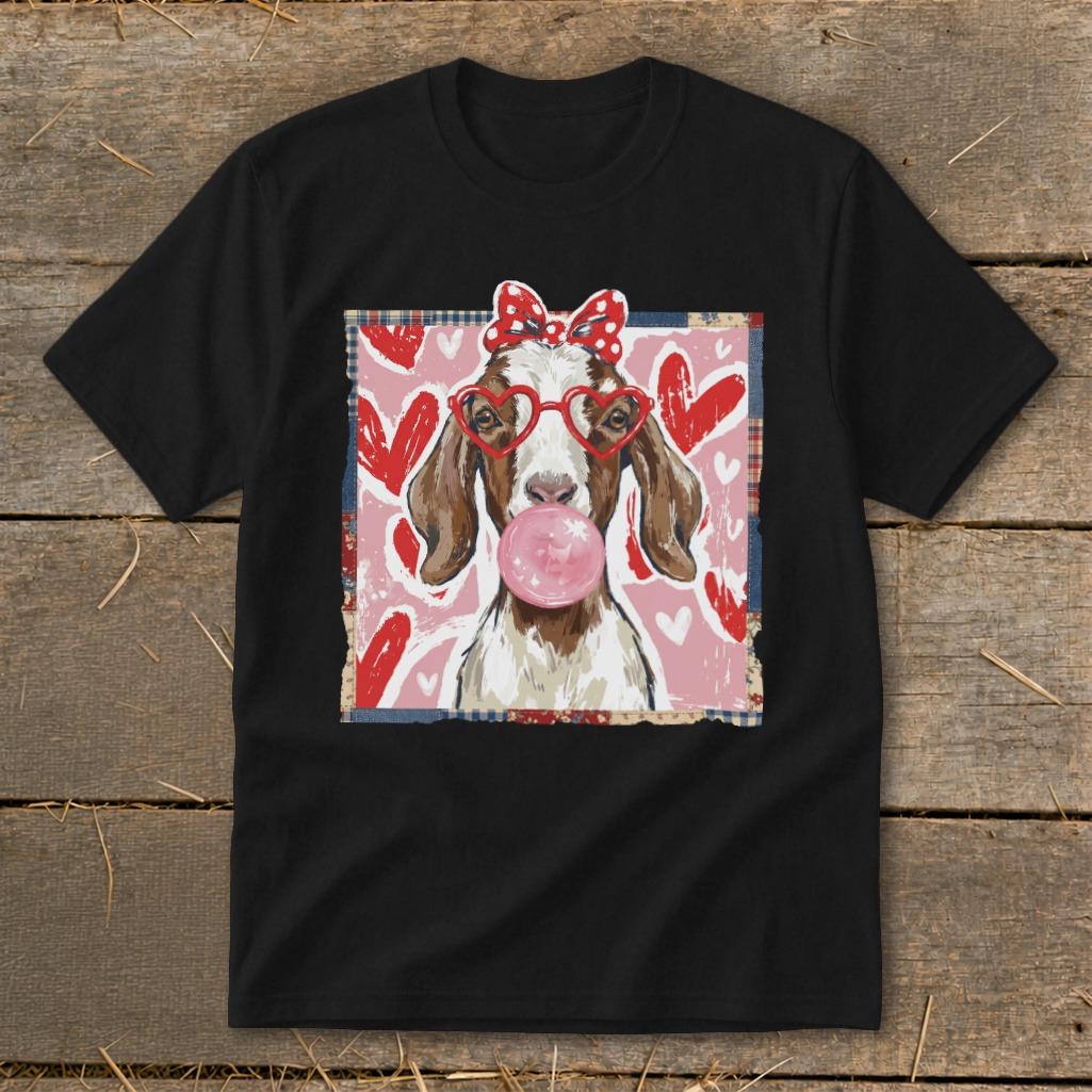 Whimsical Valentine - Floppy Ear Goat Youth Tee