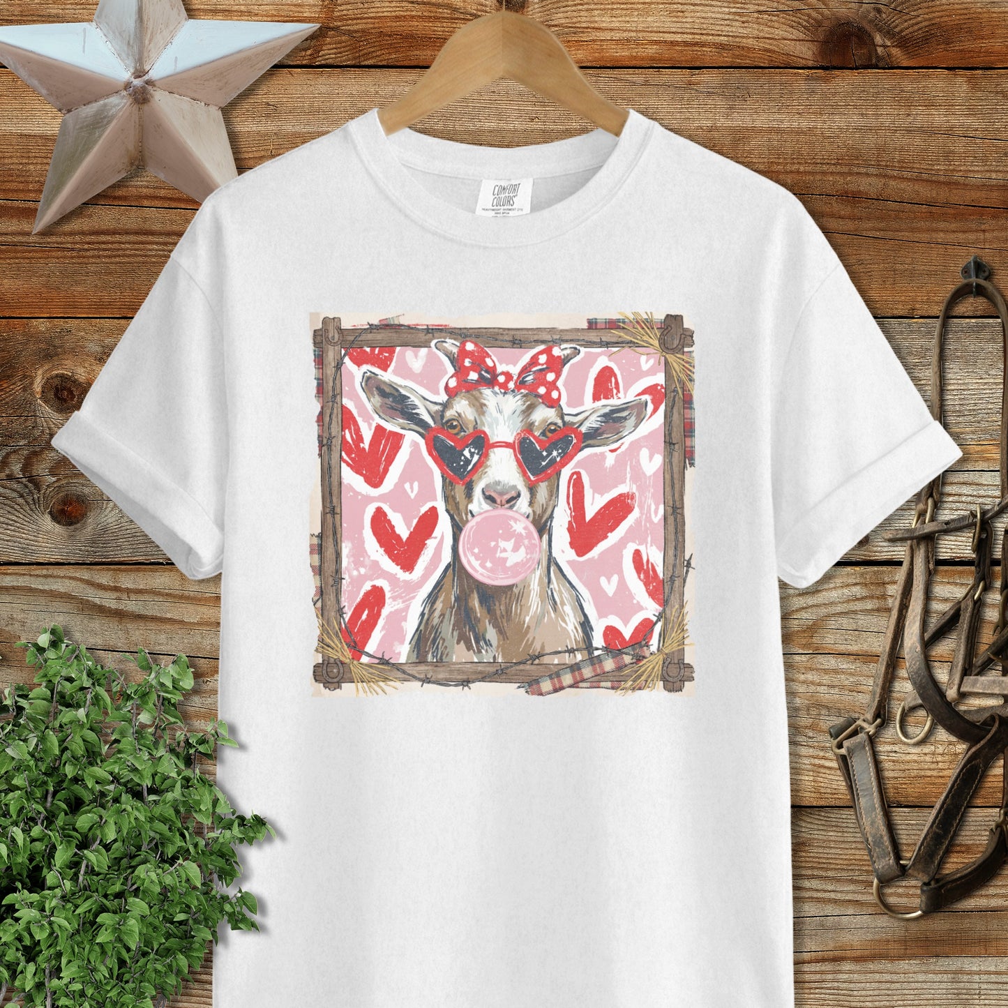 Whimsical Valentine - Goat Heavyweight Tee