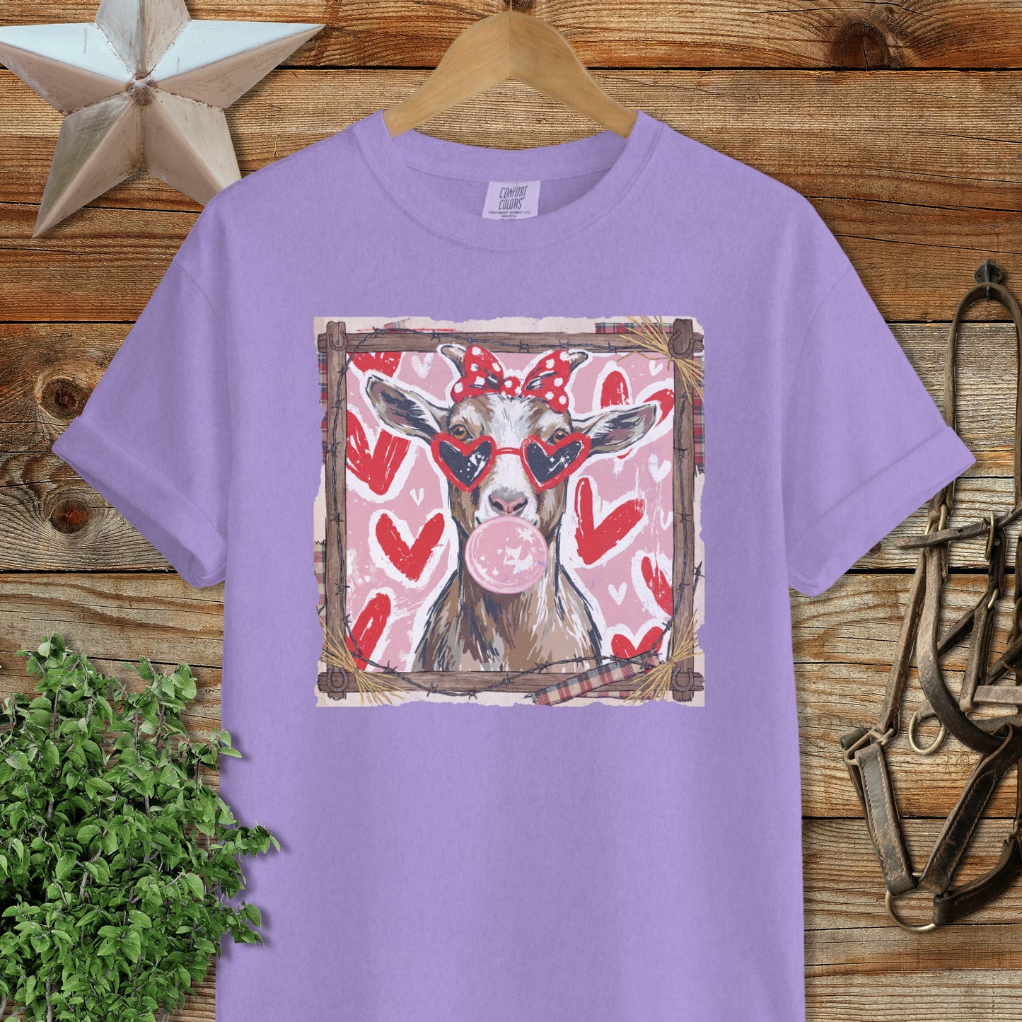 Whimsical Valentine - Goat Heavyweight Tee
