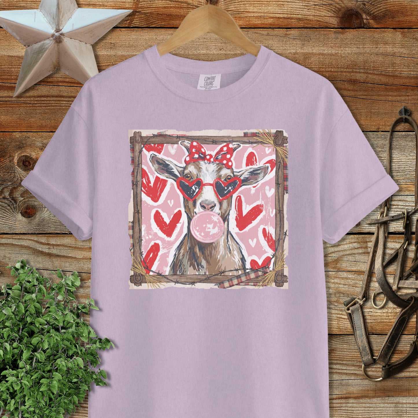 Whimsical Valentine - Goat Heavyweight Tee
