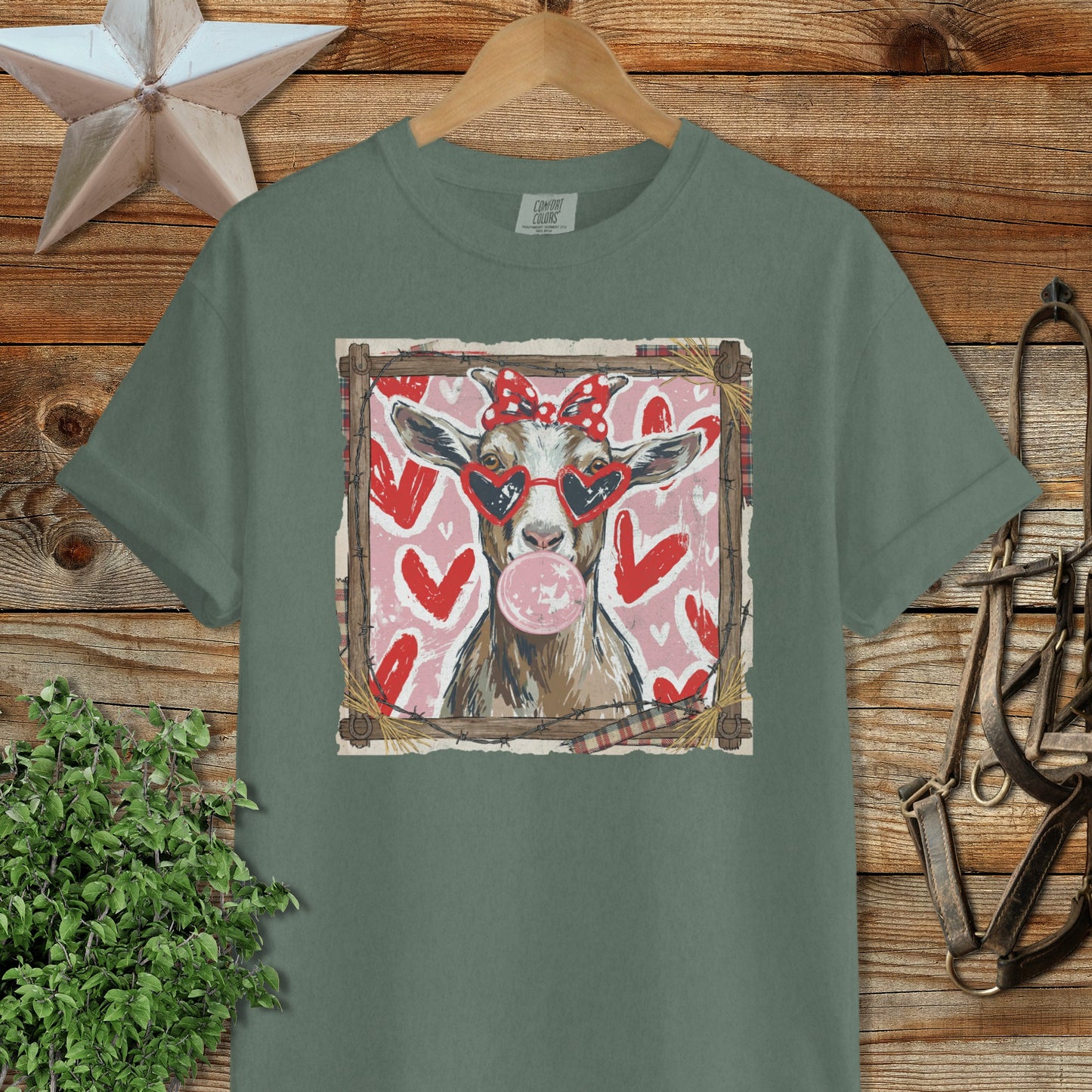 Whimsical Valentine - Goat Heavyweight Tee