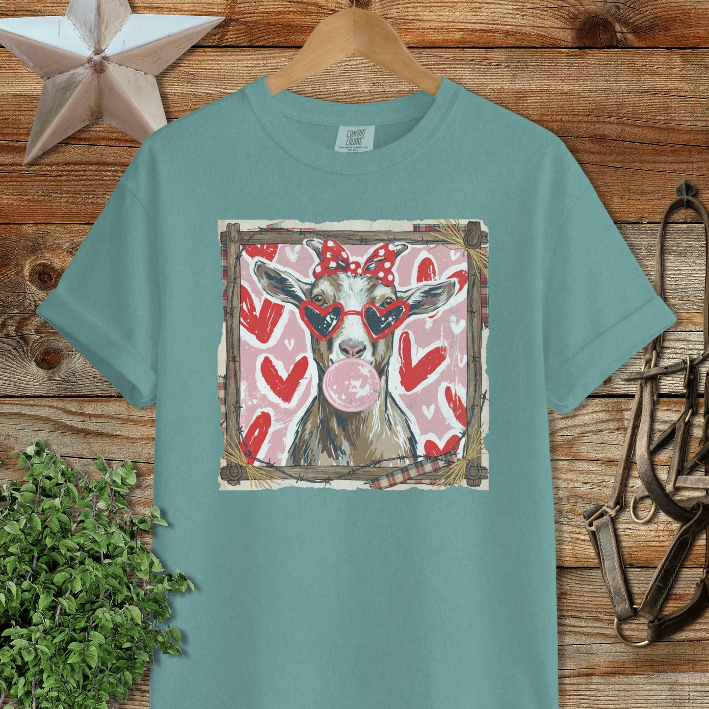 Whimsical Valentine - Goat Heavyweight Tee