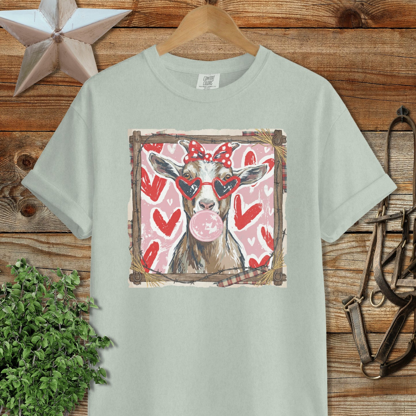 Whimsical Valentine - Goat Heavyweight Tee