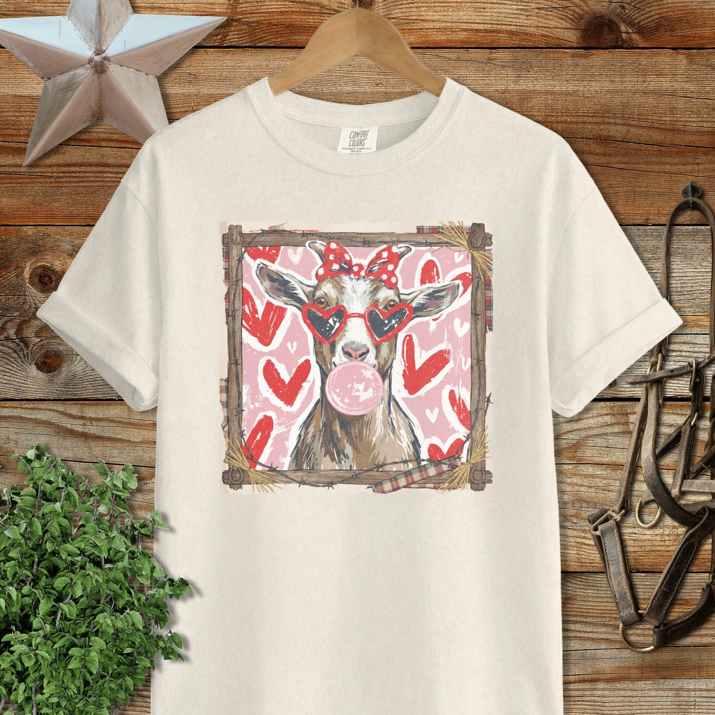 Whimsical Valentine - Goat Heavyweight Tee
