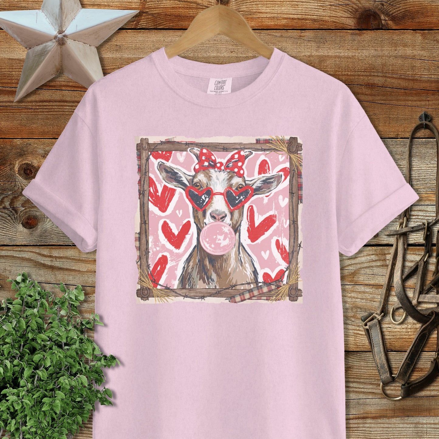 Whimsical Valentine - Goat Heavyweight Tee