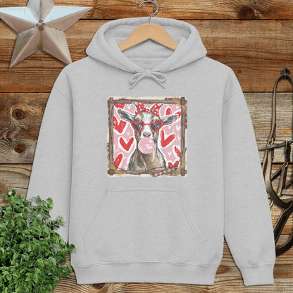 Whimsical Valentine - Goat Hoodie