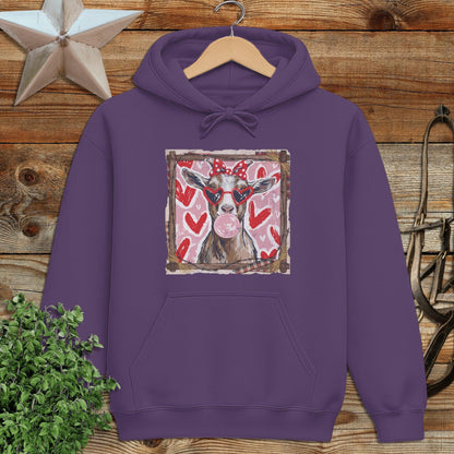 Whimsical Valentine - Goat Hoodie