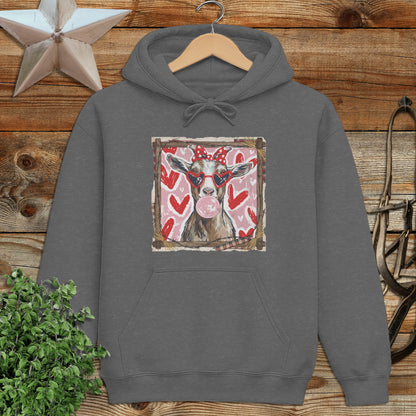 Whimsical Valentine - Goat Hoodie