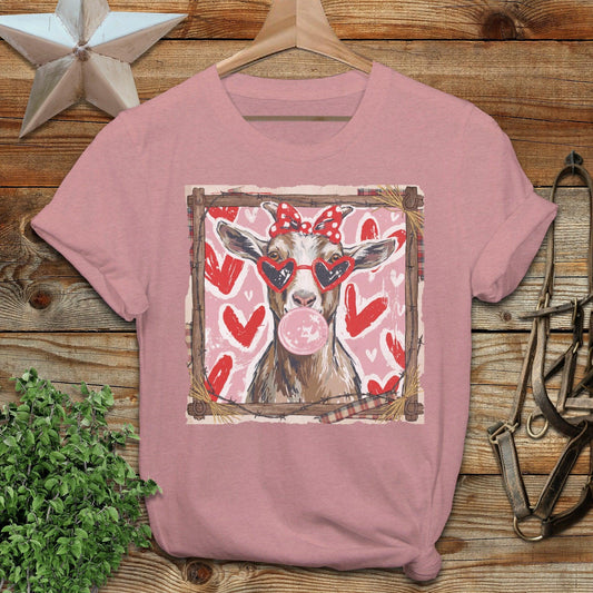 Whimsical Valentine - Goat T-Shirt