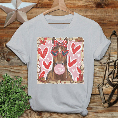 Whimsical Valentine - Horse T-Shirt