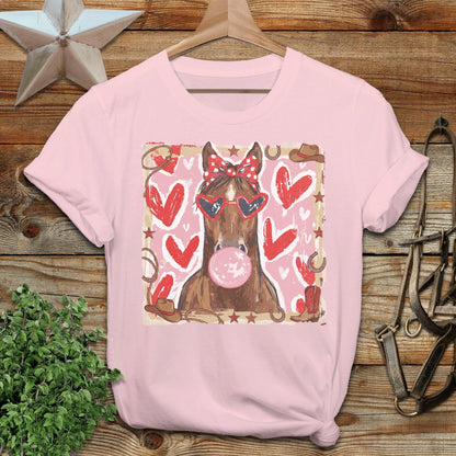 Whimsical Valentine - Horse T-Shirt