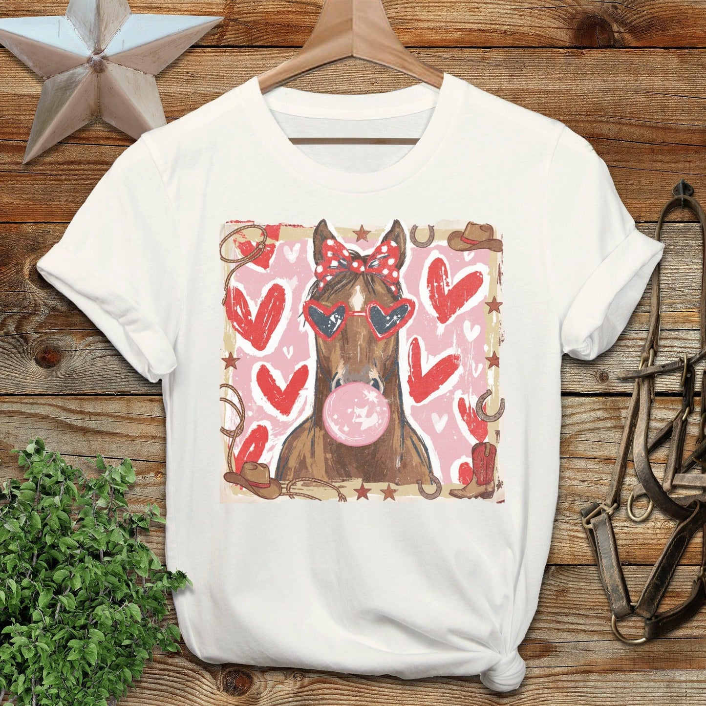 Whimsical Valentine - Horse T-Shirt