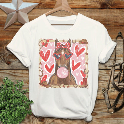 Whimsical Valentine - Horse T-Shirt