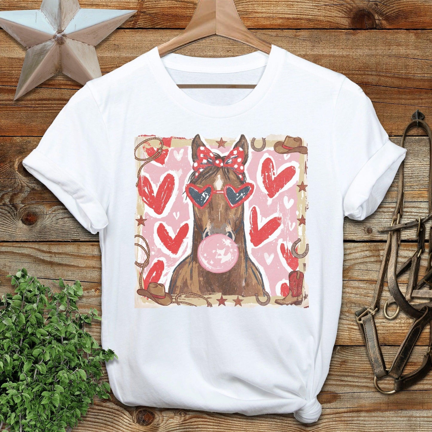 Whimsical Valentine - Horse T-Shirt