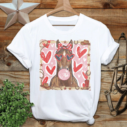 Whimsical Valentine - Horse T-Shirt