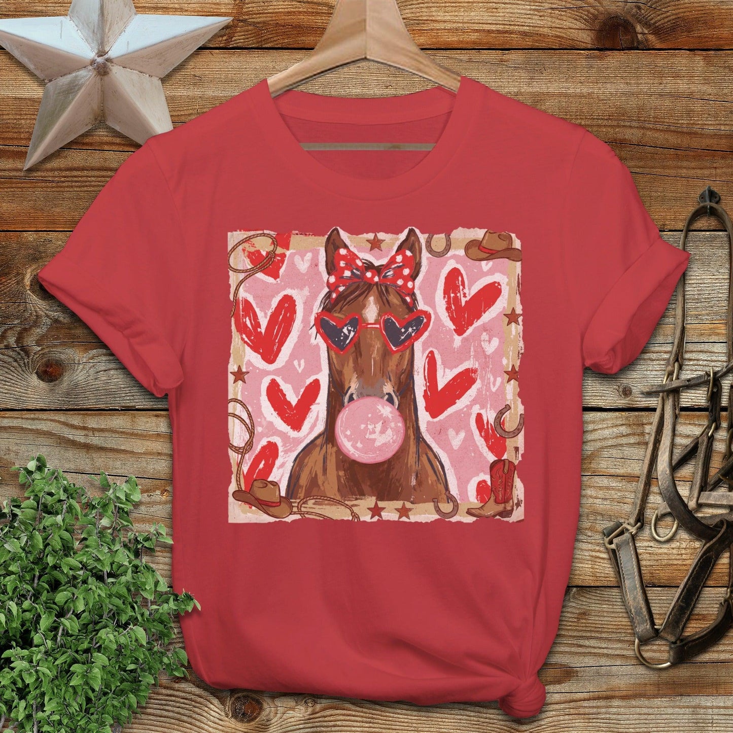 Whimsical Valentine - Horse T-Shirt